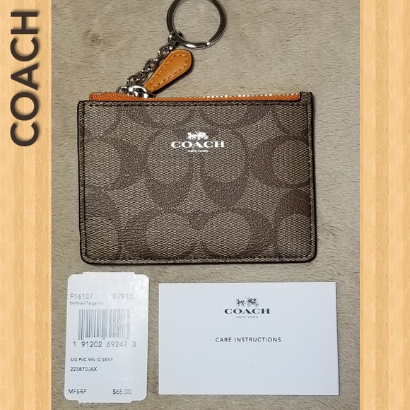 Coach Handbags - COACH NWT Women's Signature Mini Skinny Id